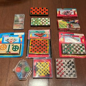 Vintage Collection of pocket travel games